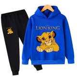 Children's Lion Tracksuit Set – Hoodie and Pants, Casual Sportswear for Boys and Girls thumbnail 8