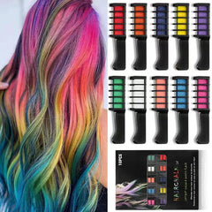 Colorful Hair Chalk – Temporary Hair Dye for Girls, 1pc