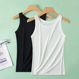 3-Piece Women’s Solid Color Knit Tank Top Vest Set thumbnail 3