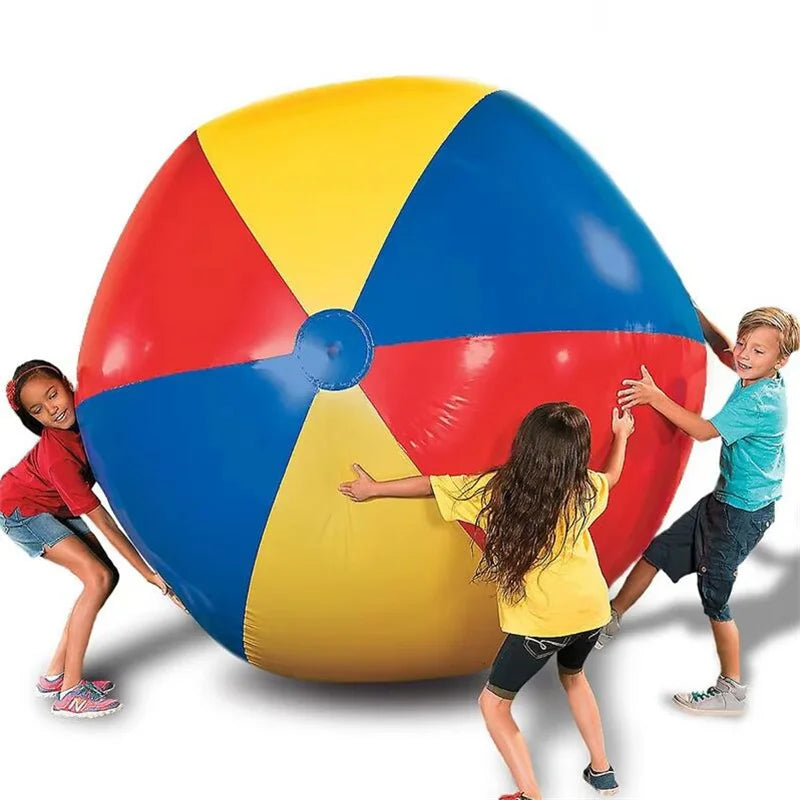 Giant Inflatable Beach Soccer Ball 70–200cm PVC Outdoor Lawn & Beach Sports Toy