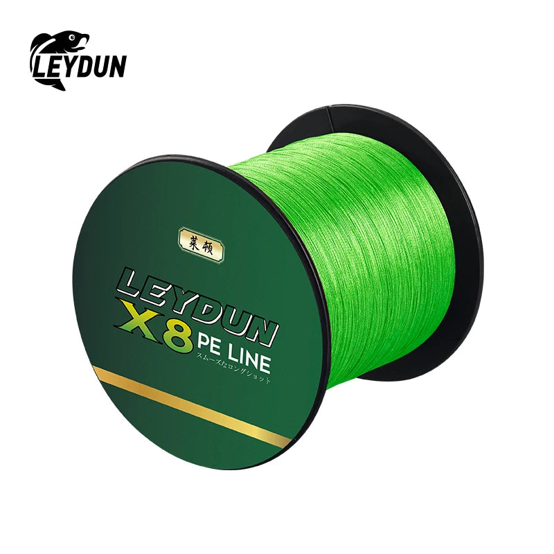 LEYDUN 500m 8-Strand Braided PE Fishing Line – Ultra Strong, Smooth & Durable Multifilament Line