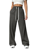 Autumn & Winter Women’s Elastic Waist Wide Leg Casual Pants thumbnail 48