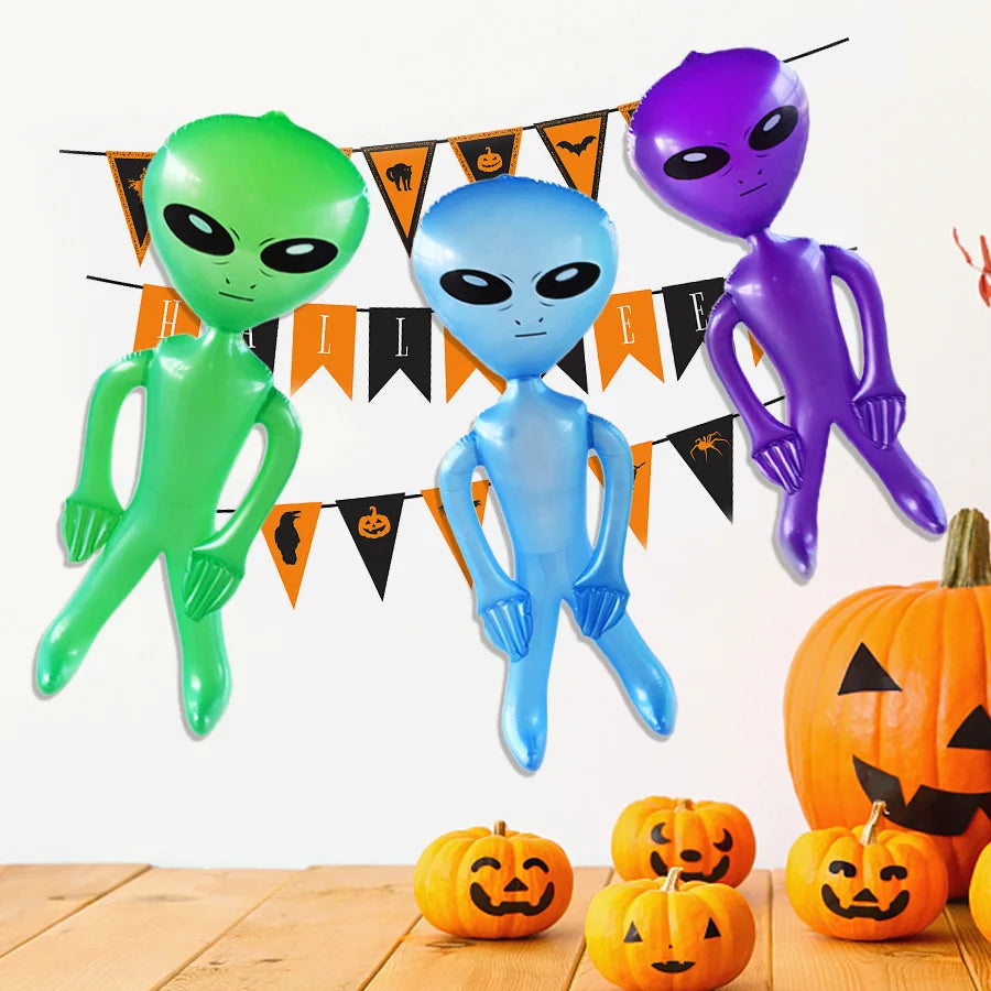 Inflatable Alien Party Balloon Decoration – Fun Holiday & Birthday Gift
