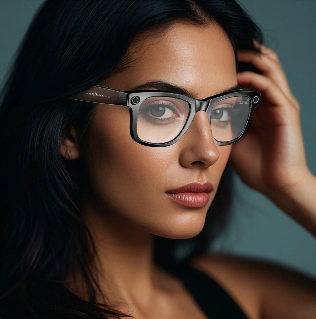 GUHUAVMI Smart Glasses for Men – 8MP Camera | WiFi | Bluetooth | AI Features | IP65 Waterproof