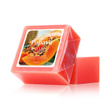 100g B+ Papaya Extract Nourishing Handmade Soap – Deep Cleansing Hydrating Bar with Coconut & Goat Milk thumbnail 4