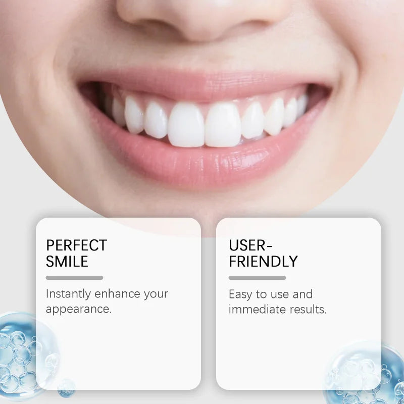 Comfortable Silicone Denture Kit Upper & Lower Set – Soft Fit Smiling False Teeth Liners Easy to Use