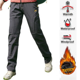 Thick Warm Fleece Hiking Pants for Women – Winter Waterproof & Windproof Outdoor Pants thumbnail 20