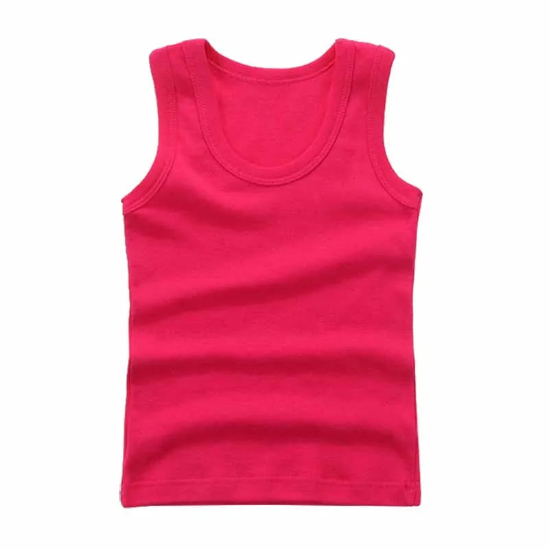 Kids Summer Vests – Boys & Girls Cotton Sleeveless Tank Tops (Ages 2–12)