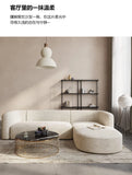European Minimalist Luxury Living Room Sofa - Comfortable L-Shaped Velvet Sectional for Small Apartments thumbnail 7