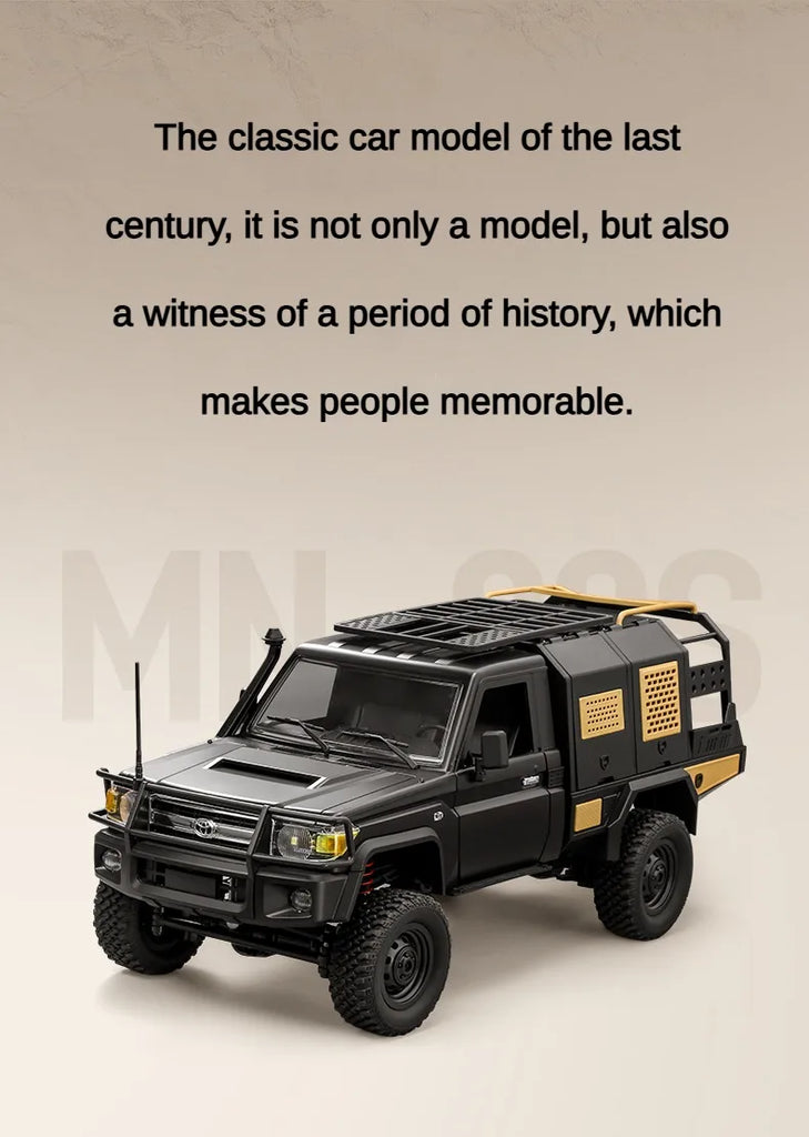 ZWN MN82 / MN82S LC79 1:12 Scale 4WD RC Pickup Truck – Full Scale Off-Road Climbing Remote Control Car