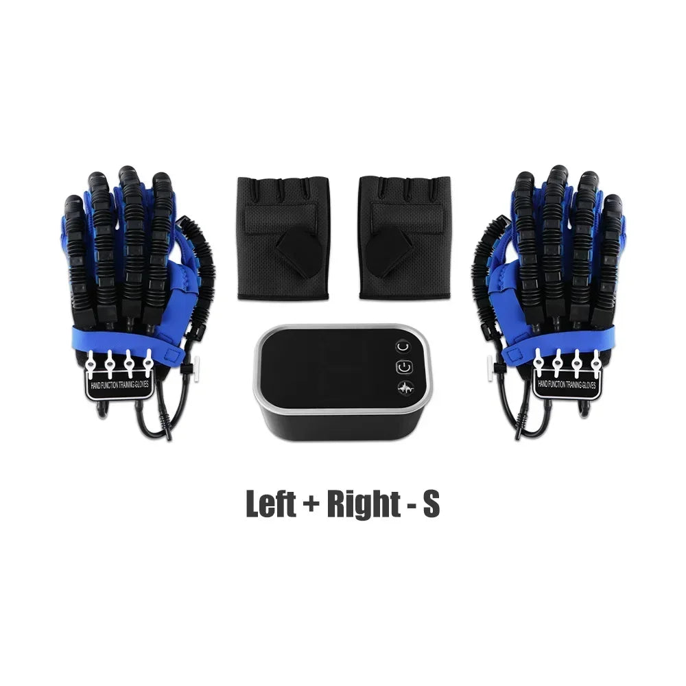 Left & Right Hand Finger Rehabilitation Robot Gloves Stroke Therapy Training Equipment