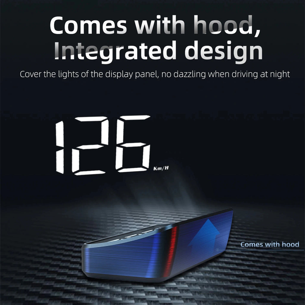 HD Car Head Up Display M2 GPS Speedometer KM/H Digital Windshield HUD Projector Universal Auto Accessory