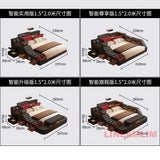 Luxury Smart Multifunctional Upholstered Bed with Massage, Bluetooth Speakers, Projector, USB & Storage – Modern King Size Tech Bed thumbnail 18