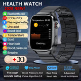 GUHUAVMI Micro Physical Examination Smart Watch with ECG, Uric Acid & Five-Organ Health Monitoring thumbnail 52