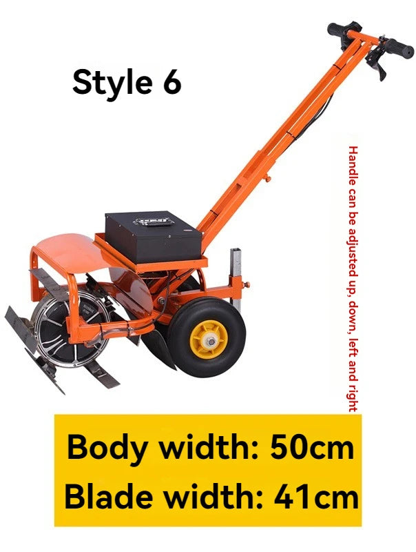 Electric Weeding and Ploughing Machine – Micro-Cultivator for Home and Small Agriculture