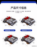 MANBAS Luxury King Size Genuine Leather Smart Bed with Massage, Storage, USB & Projector thumbnail 20