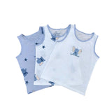 Boys Cartoon Dino Car Cotton Tank Top Singlet Underwear – Kids Summer Undershirt 3-10T thumbnail 2