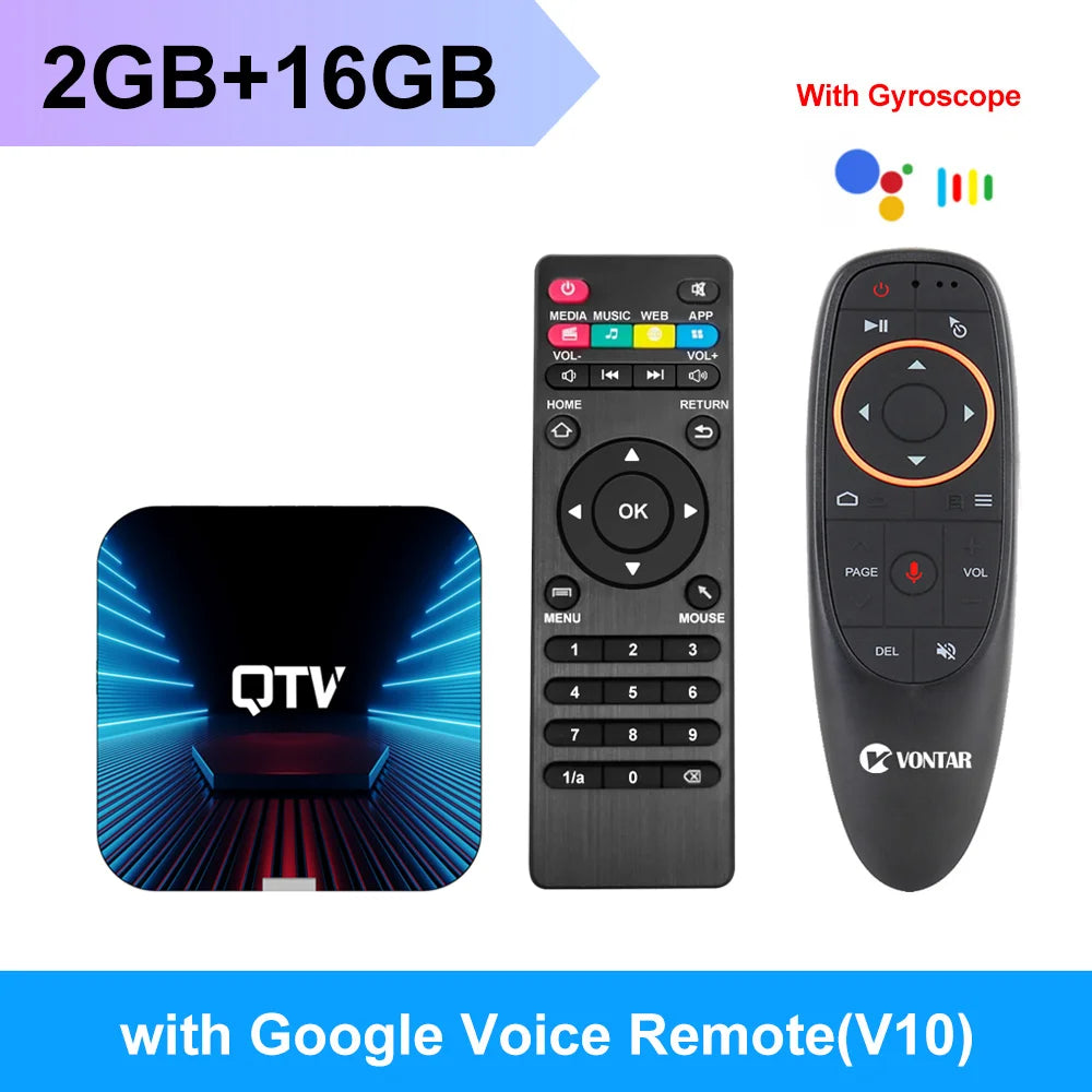 VONTAR QTV Q1 Android 10 TV Box Allwinner H313 2GB/16GB 4K Media Player Set Top Box