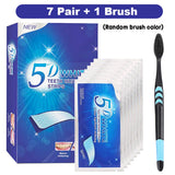 VACLAV 5D Teeth Whitening Strips Kit – 7/14/21/28 Pairs – Home Use Whitening for Coffee & Smoking Stains thumbnail 8