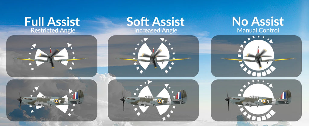 Volantex Spitfire RC Fighter Plane 400mm EPP Warbird – 4CH 2.4GHz RTF with XPilot Stabilization & One-Key Aerobatics