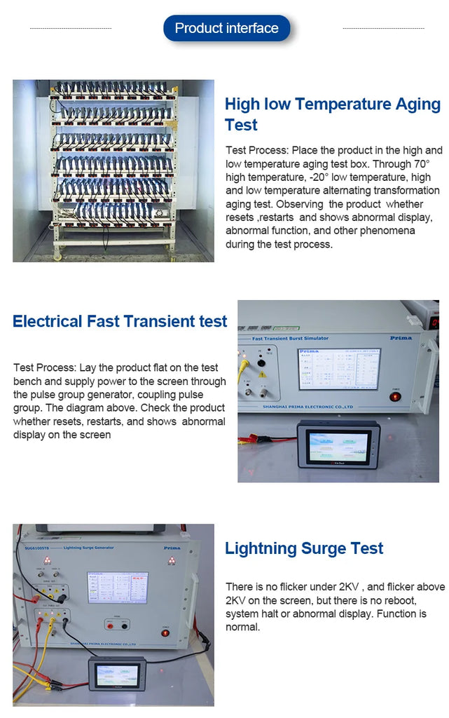 Huaqingjun 4.3 Inch LCD Touch Screen Ethernet RS485/232 HMI for PLC DC19-30V LAN RJ45