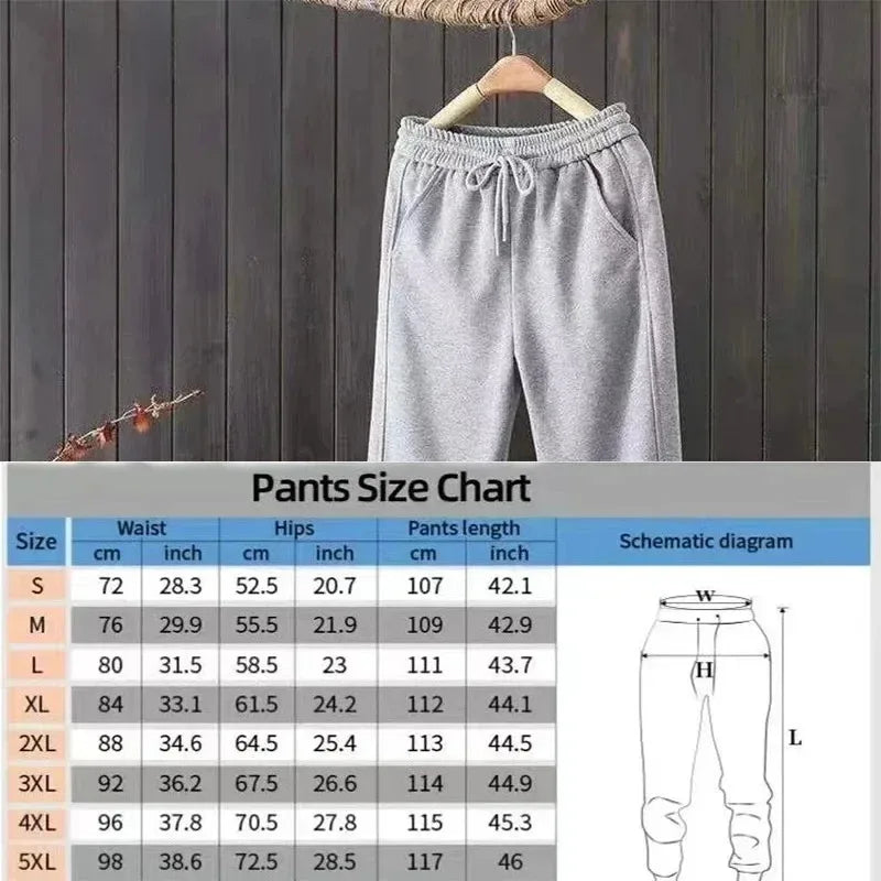 Women's Drawstring Jogging Pants – Casual, Comfortable, Mid-Waist with Pockets