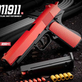 P32 Automatic Shell Ejection Toy Pistol with Soft Bullets – Kids Military Style Play Gun thumbnail 5