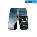 Children's 3D Tractor Truck Swim Shorts – Boys Beach & Sports Board Shorts thumbnail 10