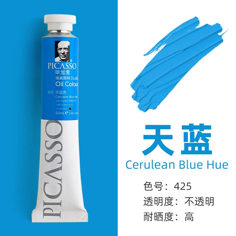 170ml Phoenix Large Tube Oil Paint – Non-Toxic, High Tint Strength, Mixable Artist Paint for Canvas & DIY Art