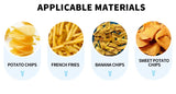 Fully Automatic Potato Chips Frying Production Line – Electric Pringles & Crisps Making Machine thumbnail 10