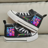 Children's High-Top Canvas Kpop Demon Hunter Sneakers – Breathable Kids Sports Shoes thumbnail 9