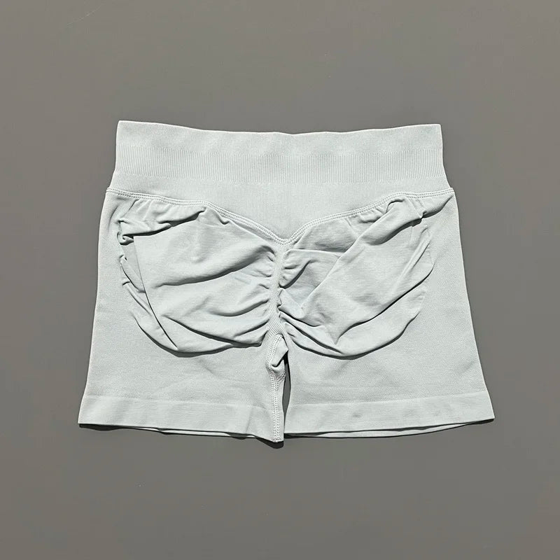 Women High Waist Fitness Shorts – Yoga, Gym, Running Sportswear