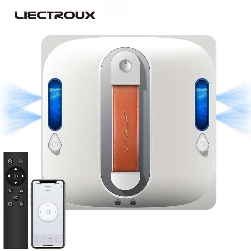 Liectroux S11 Window Vacuum Robot Cleaner – 8000Pa Smart Glass, Wall & Tile Cleaning Robot with 4-Way Water Spray