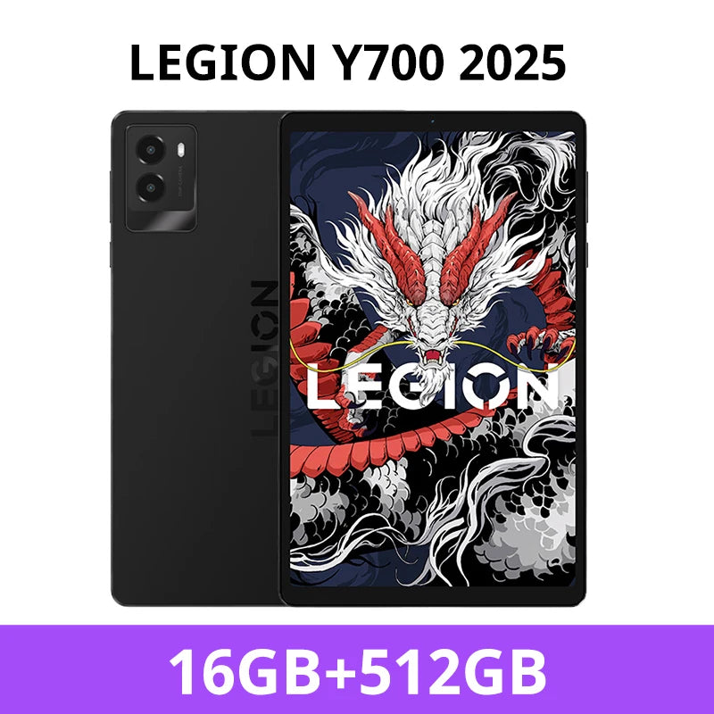 Lenovo Legion Y700 2025 Global ROM Tablet 8.8 Inch 165Hz Display Snapdragon 8 Gen 3 Octa Core 12GB/16GB RAM 256GB/512GB ROM 6550mAh Android