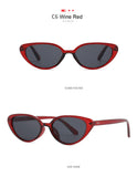 2pcs Retro Cat Eye Sunglasses for Women & Men – Rivet Triangle Fashion Sun Glasses, Multi-Color thumbnail 16