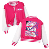 KPop Demon Hunters Huntrix Kids Baseball Uniform Costume – Unisex Cartoon Hoodie Set for Boys & Girls thumbnail 8
