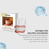 Comfortable Silicone Denture Kit Upper & Lower Set – Soft Fit Smiling False Teeth Liners Easy to Use thumbnail 12