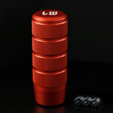 LW 95mm Aluminum Anti-Skid Car Gear Shift Knob – Universal Shifter Lever Head with 8mm 10mm 12mm Adapters – 9 Colors thumbnail 24
