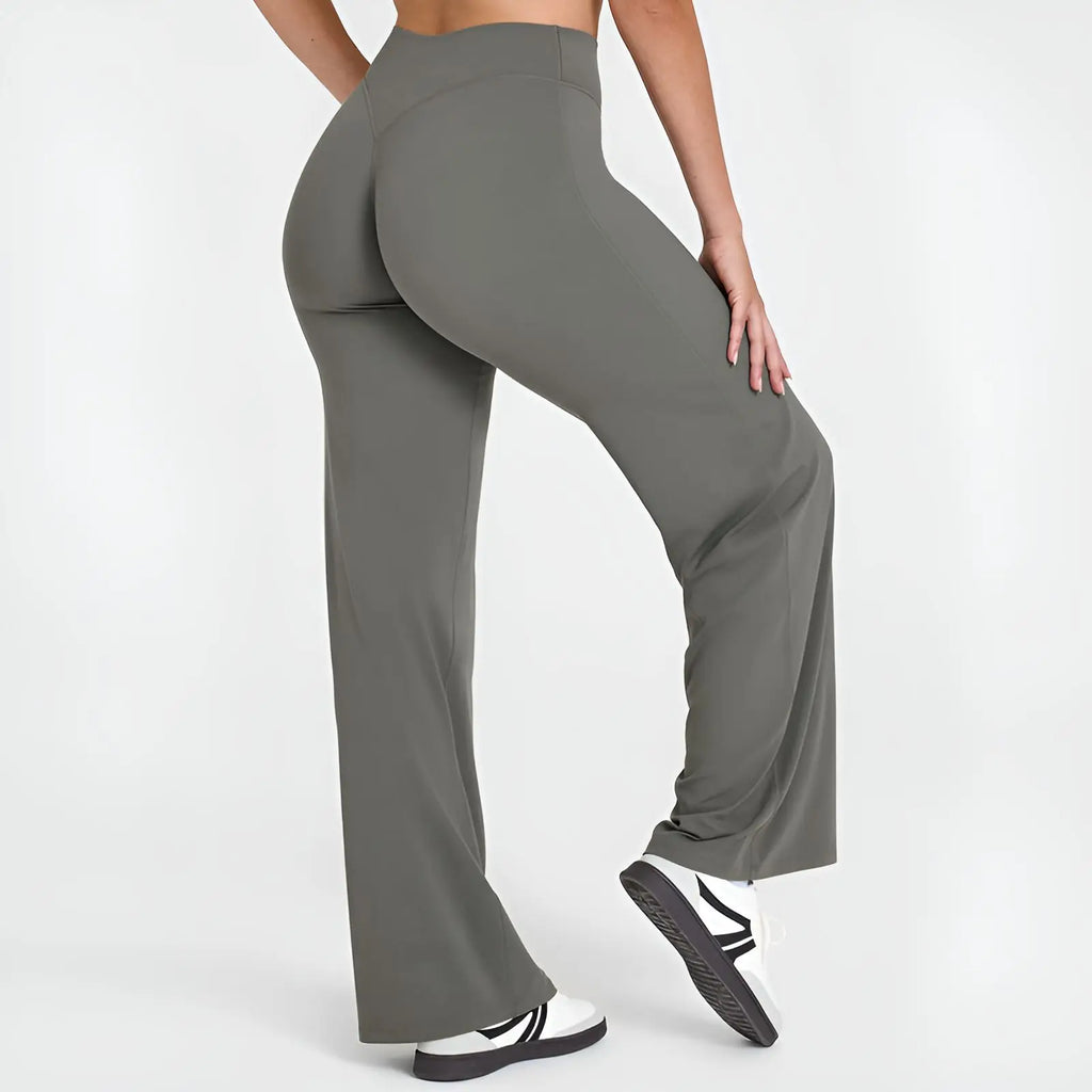 NCLAGEN Women's Sport Trousers – Straight-Leg Ultra Soft Yoga & Running Pants