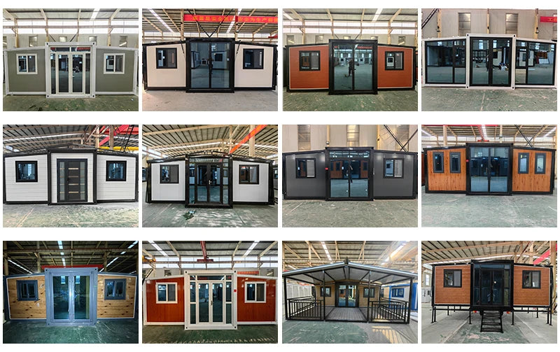 Expandable Container House Prefab Tiny Home 20ft / 40ft Flat Pack Granny House