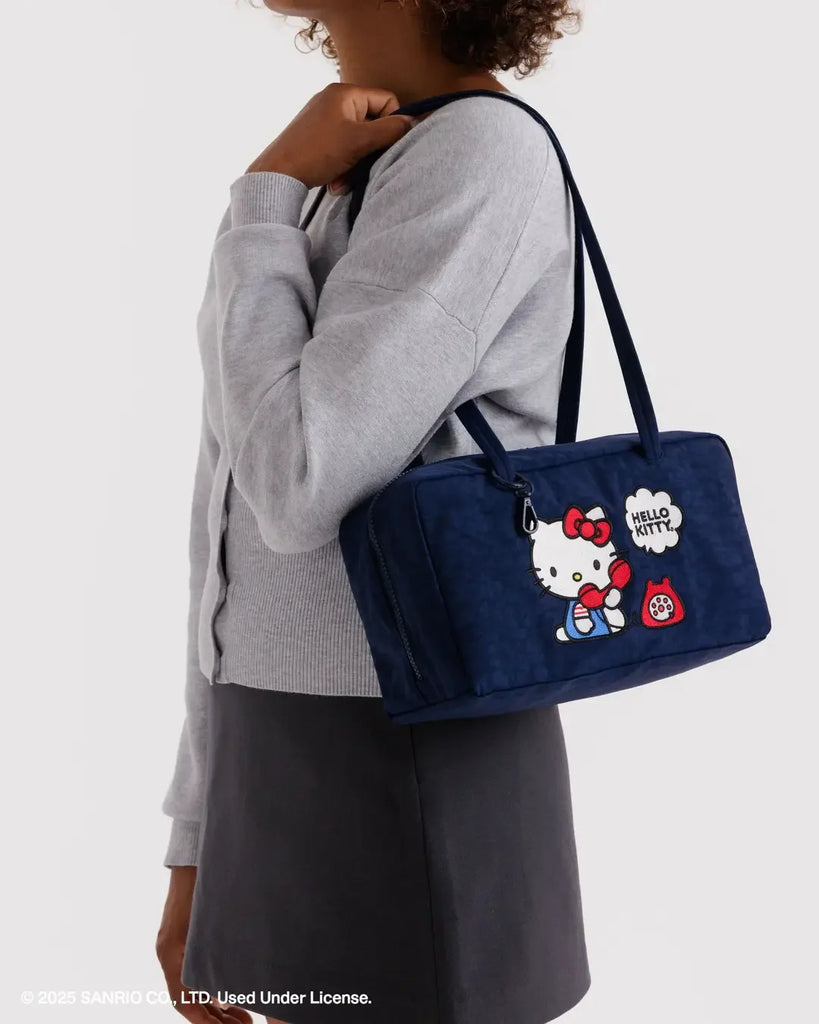Large Capacity Square Shoulder Bag – Casual Canvas Bowler Handbag for Everyday Use