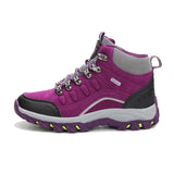Women’s Outdoor Leather Hiking Boots – Ankle-High, Breathable, Lightweight Trekking Shoes thumbnail 2