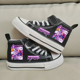 Children's High-Top Canvas Kpop Demon Hunter Sneakers – Breathable Kids Sports Shoes thumbnail 8
