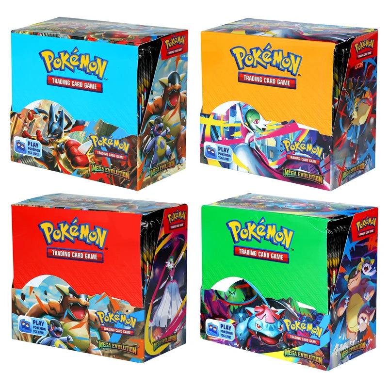 360Pcs Pokemon Card Mega Evolution Lucario Prismatic English Booster Battle Trading Cards