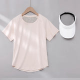 DRUR Women’s Breathable Yoga & Gym T-Shirt – Quick Dry Short Sleeve Workout Top thumbnail 12