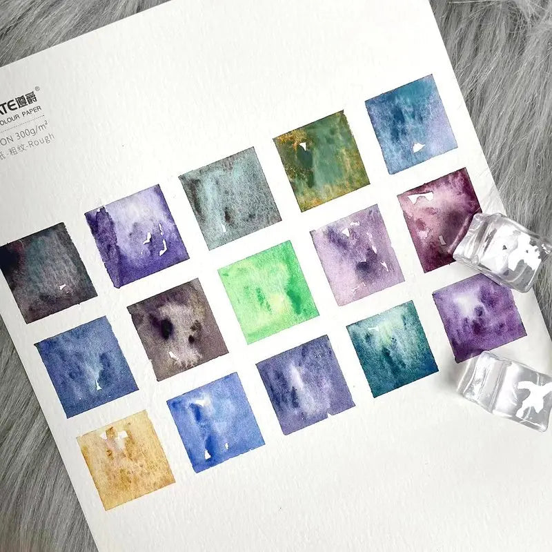 Super Vision 15ml Layered Mineral Watercolor Paint Tube – 15 Colors Master Grade Artist Water Colour