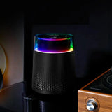 Desktop Air Purifier with Negative Ions, Formaldehyde Removal, Air Quality Detector & Night Light thumbnail 2