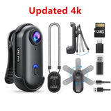 4K Mini Body Camera 1080P Wearable Recorder with 128GB Support and Rotatable Clip thumbnail 11