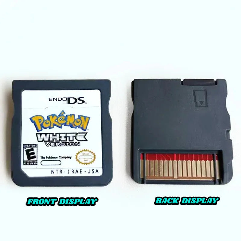 Pokemon Black & White 1+2 Combined Card for DS/NDS/3DS with Box Cassette