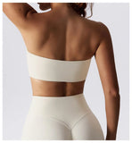 Strapless Quick-Dry Sports Bra Women’s Tube Top Yoga & Fitness Gym Wear thumbnail 19